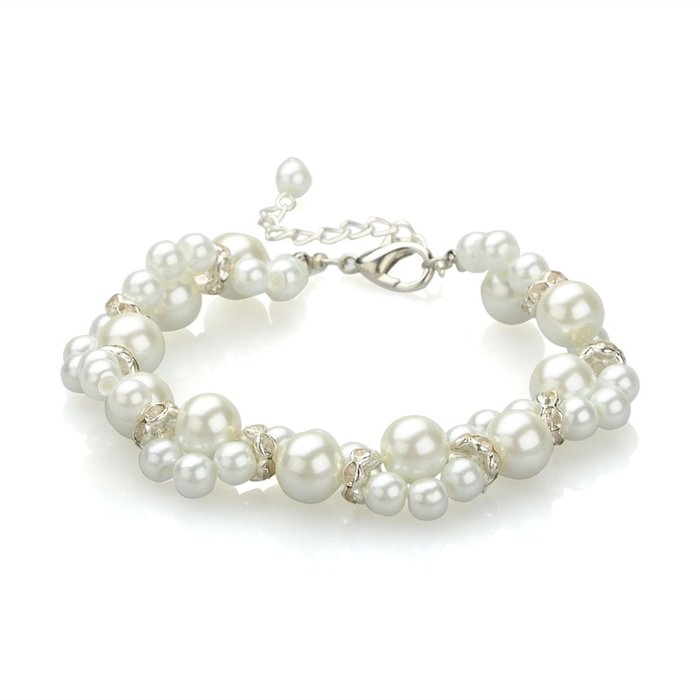 Armband - Perlen & Strass *Samia*