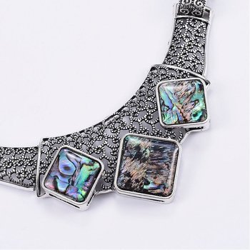Collier - Paua Abalone Rhombus