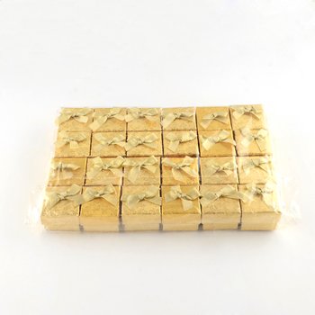 48 Metallic Gold Schmucketui Schmuckschachtel Ringetui Ornament